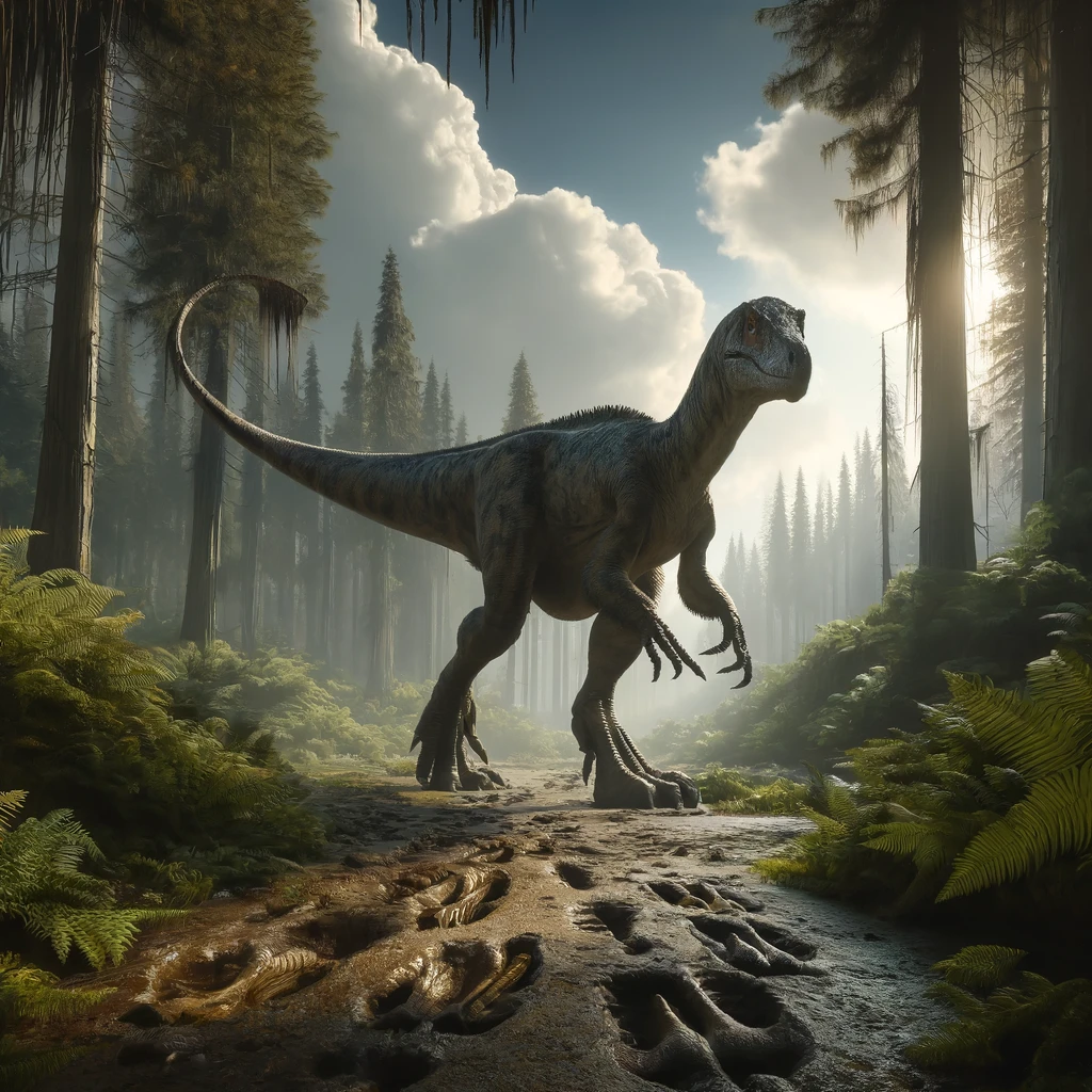 un gigantesco raptor